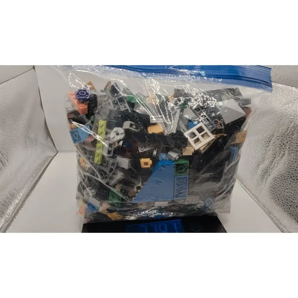 LEGO Bulk Lot 2 Lbs 14 Oz Mixed Bricks Parts Pieces Assorted Colors Unsorted